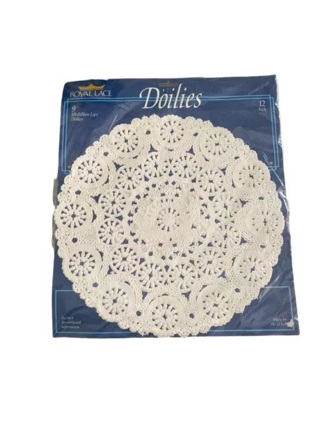 Royal Lace Fine Quality Paper Products Medallion Lace Round Paper