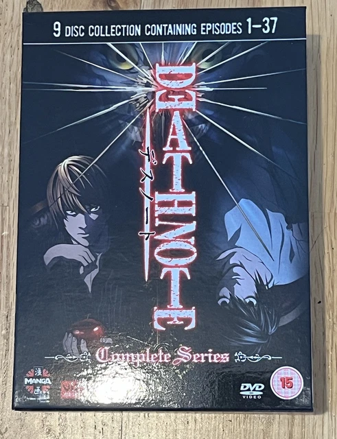 DEATH NOTE COMPLETE Series 9 Disc Collection DVD Episodes 1-37 Box UK £ ...