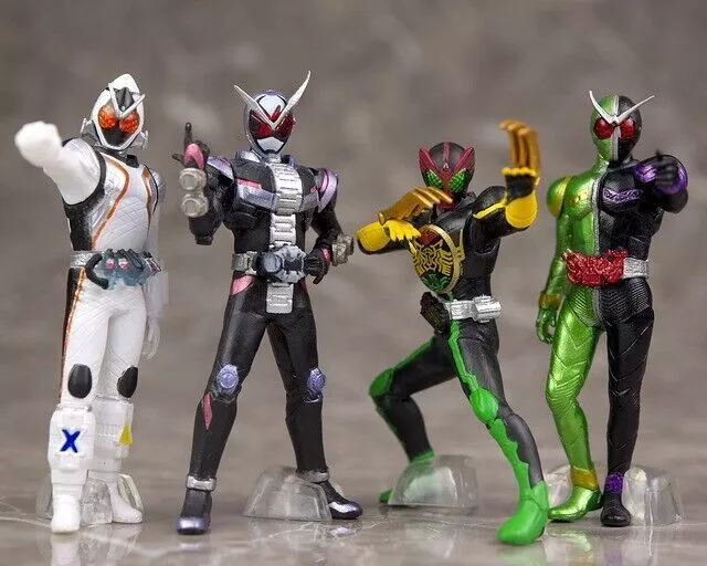 Hg Kamen Mask Rider Vol 1 Bandai Set Mit 4 Figuren Gashapon Aus Japan Anime