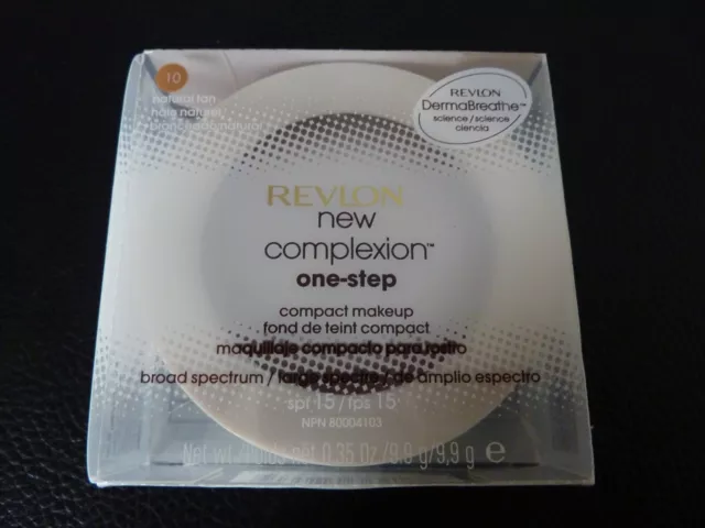 Revlon New Complexion One Step Makeup- NATURAL TAN #10 -Sealed- Read Description