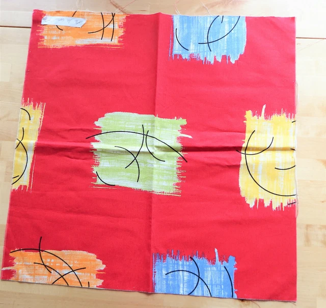 Lot De 7 Coupons Tissu NYA NORDISKA CHEERIO - Rayures Multicolores, échantillons Ameublement