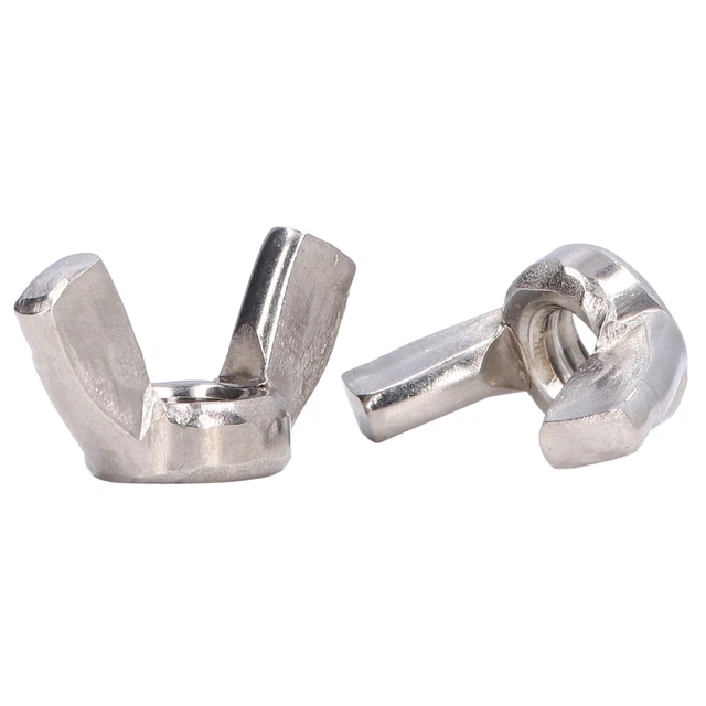 50 pz dadi ad ala per dadi in acciaio inox resistenti alla corrosione DIN315 resistenti alla corrosione