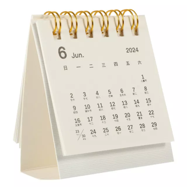 Schreibtischkalender Kleiner Standkalender Büro Dekorationen Wenig