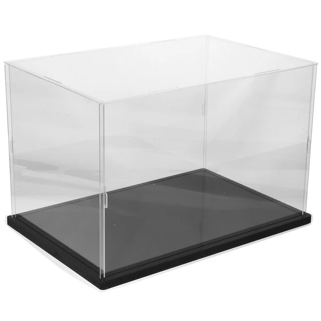 Custodia display bambola supporto bambola desktop trasparente scatola display statuetta archiviazione
