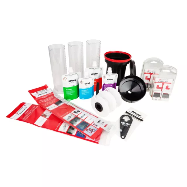 ILFORD PATERSON Film Processing Starter Kit Fotolabor Entwicklung Zuhause