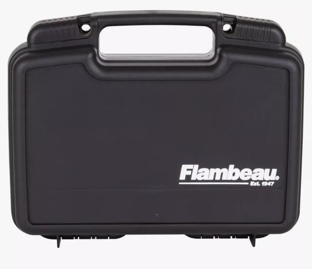 Medium Safe Shot Pistol Pack Case, Black, 14 inches, Plastic by Flambeau