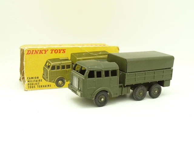 B429 Vintage 1958 Dinky 80D Berliet TBU T6 6x6 Kaki 1:55 Véhcule Militaire | Australia