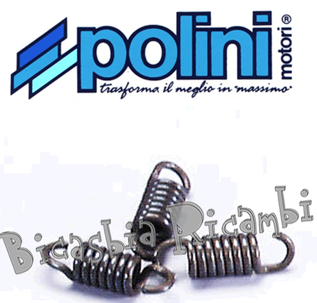Kit Vis Et Ressorts Pour Piaggio Ciao, PX, SC - 2 Équerres Courtes, 4 Longues, 6 Ressorts - Fabriqué Italie