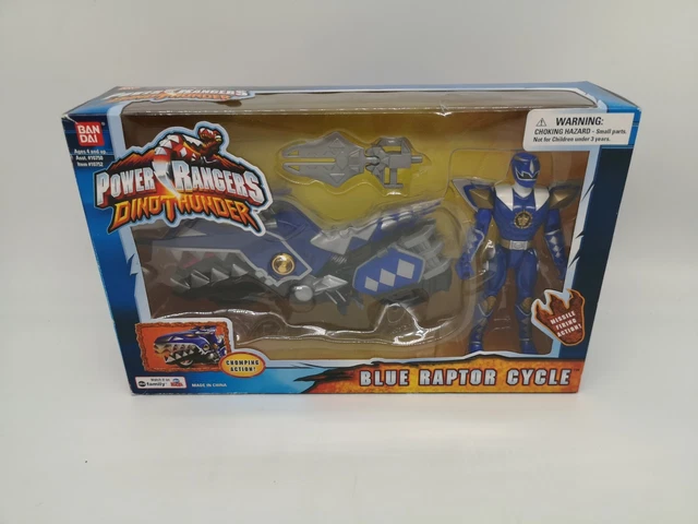 POWER RANGERS - Dino Thunder - Blue Raptor Cicle - OVP - Bandai Figur ...