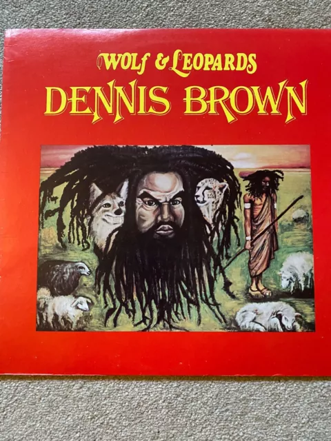 Dennis Brown  - Wolf and Leopards LP VGC - read description