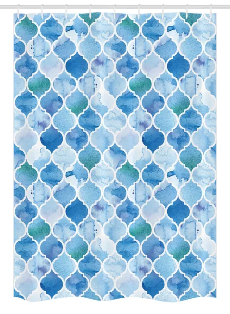 Moroccan Stall Shower Curtain Arabic Mosaic Pattern Print for Bathroom 54"x78"