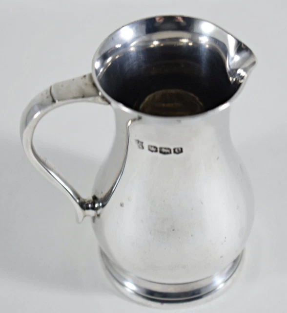Art Deco Period Silver Milk Cream Jug 1922 Thomas Bradbury & Sons