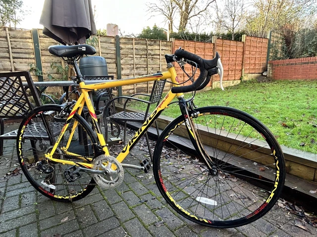 Viking yellow road bike cheap