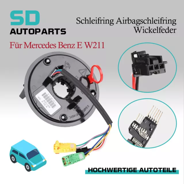 Lenkrad Schleifring Airbagschleifring Wickelfeder Für Mercedes Benz E W211 NEU