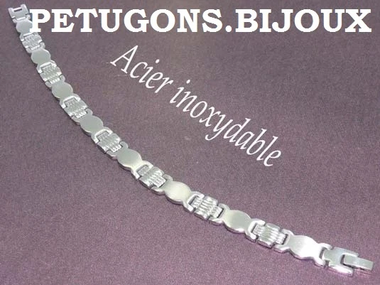 Bracelet Chaîne De Vélo/moto En Acier Inoxydable - Longueur 20 Cm, Largeur 9 Mm - Neuf Sans Emballage