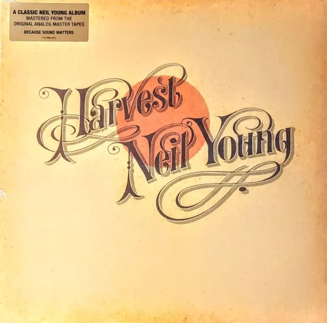 Neil Young Harvest - 180-Gram Vinyl Lp  " New, Sealed "