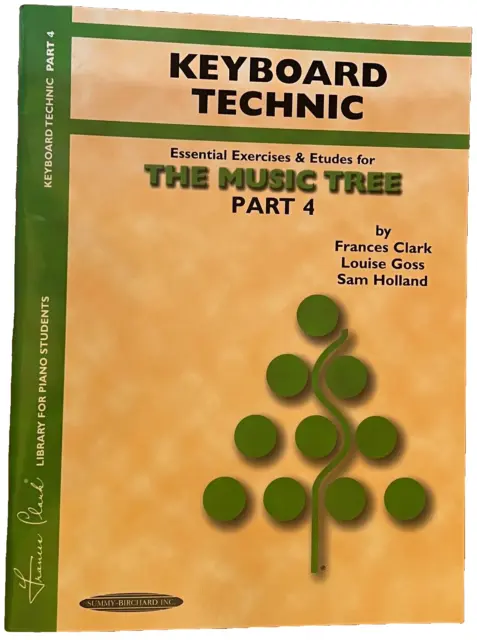 The Music Tree KEYBOARD TECHNIC PART 4 intermed piano Clark, Goss, Holland 00890