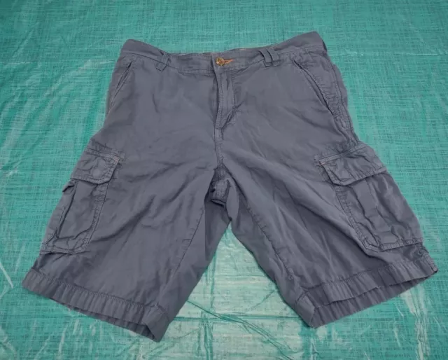TOMMY BAHAMA MEN’S Blue 100% Cotton Shorts Sz 32 GUC Cargo $8.16 - PicClick