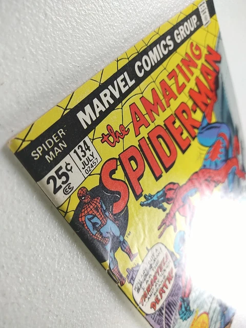 Amazing Spider-Man #134 2nd Punisher, 1st Tarantula (1974 Marvel Comics) 3