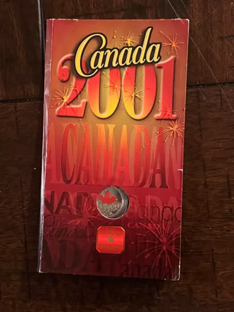 2001 Canada 25-Cent: Canada Day Series - Colorized Maple Leaf Quarter