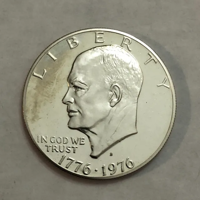 1776-1976S clad PROOF Eisenhower IKE dollar. (you get exact coin shown) #1