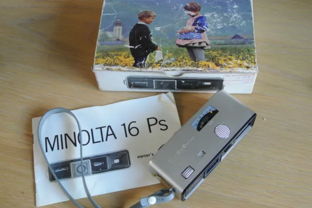 Minolta - 16Ps Sub Miniature  Camera. Boxed working
