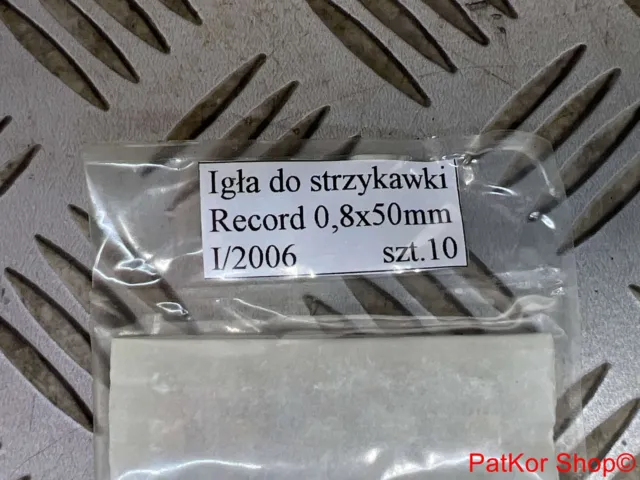 VINTAGE 10 Stück RECORD 0,8x50mm I/2006 /#J PKL 20076 2