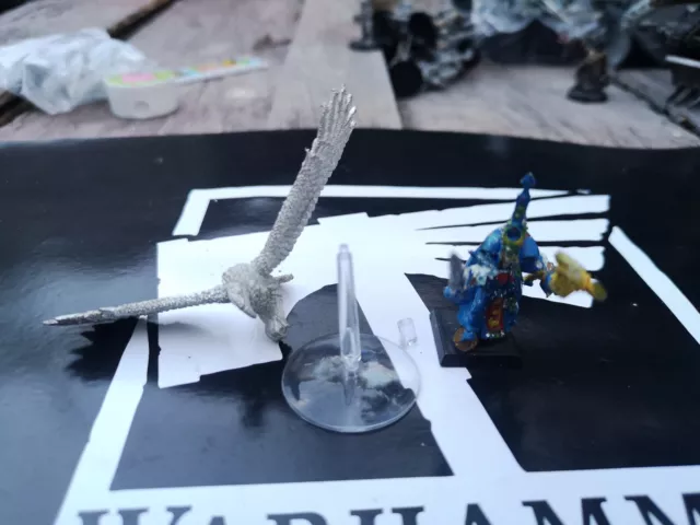 Warhammer Fantasy Age of Sigmar High Elves Metal Mage and Eagle