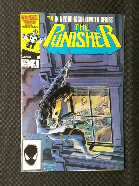 THE PUNISHER #4 Limited Series Marvel 1985 Mike Zeck Cover Clean Copy NM-9.2