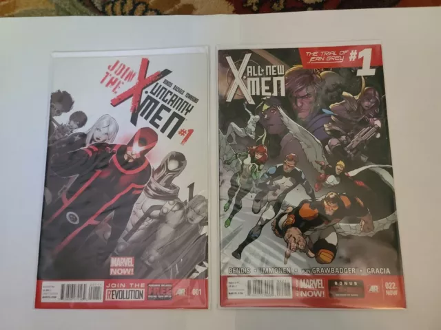 Join The Uncanny X-Men & X-Men #22 (Marvel, 2014) The Trial Of Jean Grey #1 Lot