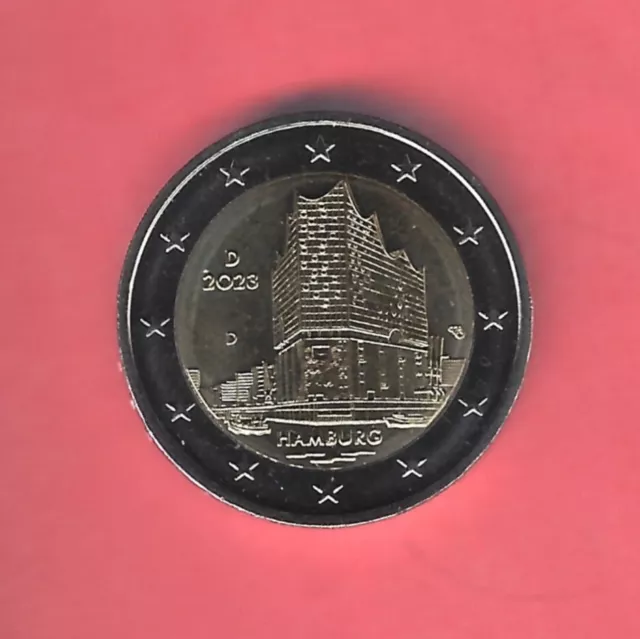 2 Euro SM 2023 Deutschland D "Hamburg" (101-1)