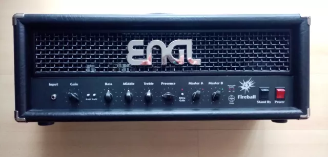 ENGL FIREBALL MIT CASE - AMP, TOPTEIL, VERSTÄRKER, METAL, Vollröhrentopteil