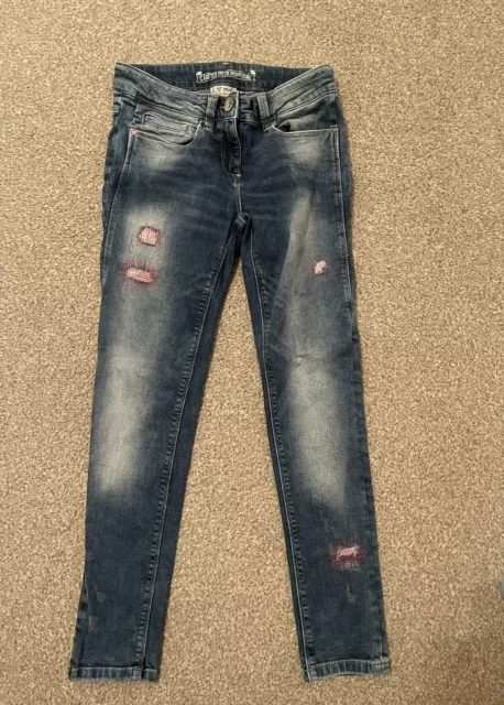 Jeans skinny blu Next bambine taglia 11 anni (HM06)