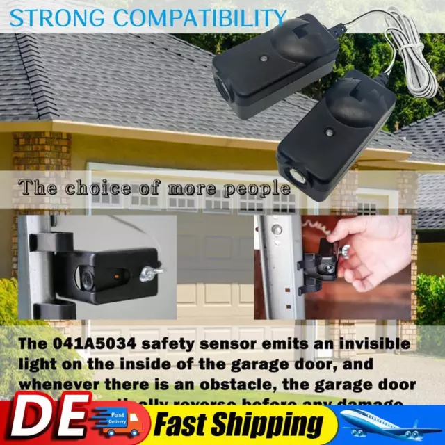 Garage Door Sensor Easy Installation Set Replacement for 41A5034 Sears Craftsman