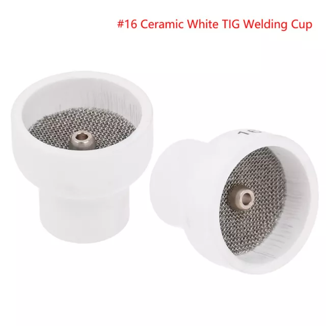 16# White Ceramic Nozzle Alumina Cup For WP9/20/17/18/26 Tig Welding Torch