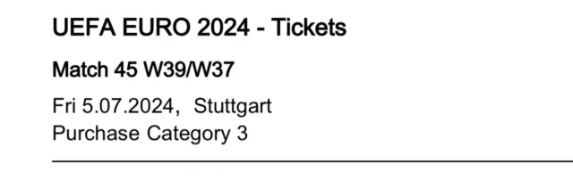 uefa euro 2024 Viertelfinale Stuttgart  05.0724