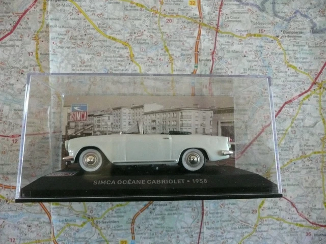 SIMCA Océane Cabriolet 1958 Serie SIMCA Altaya IXO 1/43 en boite