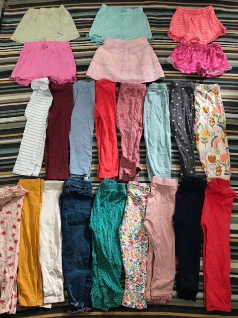 Pacchetto pantaloncini pantaloni bambina 18-24 mesi 🙂
