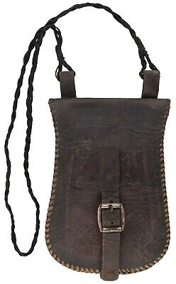 Tuareg purse wallet leather Old African Sahara Niger Nigeria Mali handmade Art