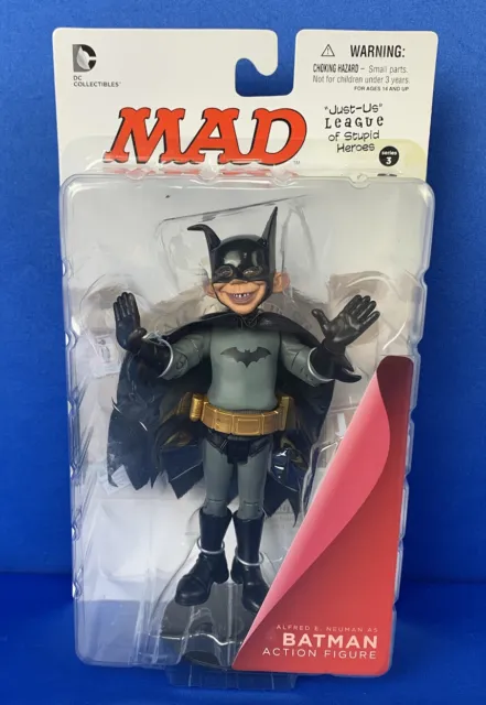 ALFRED E NEUMAN As BATMAN - MAD MAGAZINE DC Collectibles TOY - ACTION FIGURE