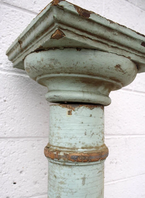 7' Antique Vintage SOLID Wood Load Bearing Structural Porch Column Pillar Post 4