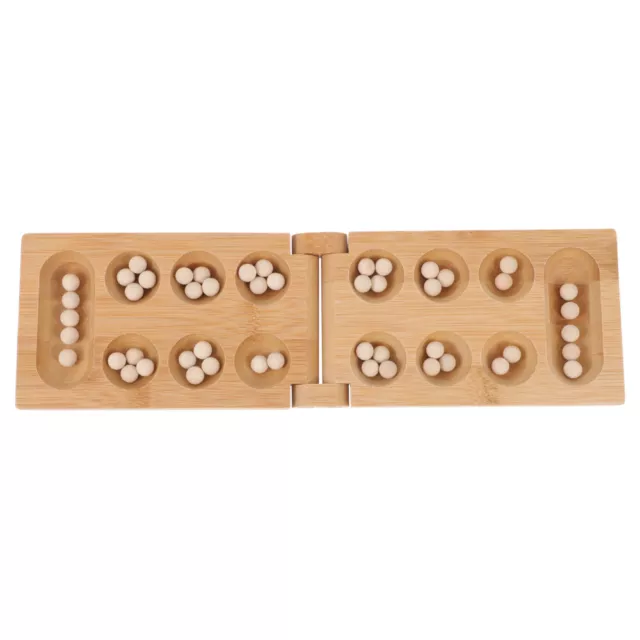 Mancala Wooden Board Game Chinese Checkers Kids Toys Checkerboard