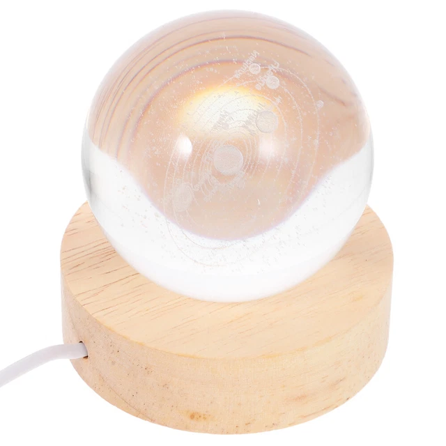 Usb Led Ball LED LIGHT BASE USB Desktop Globe Lamp Crystal Ball Decoration £15.75 ...