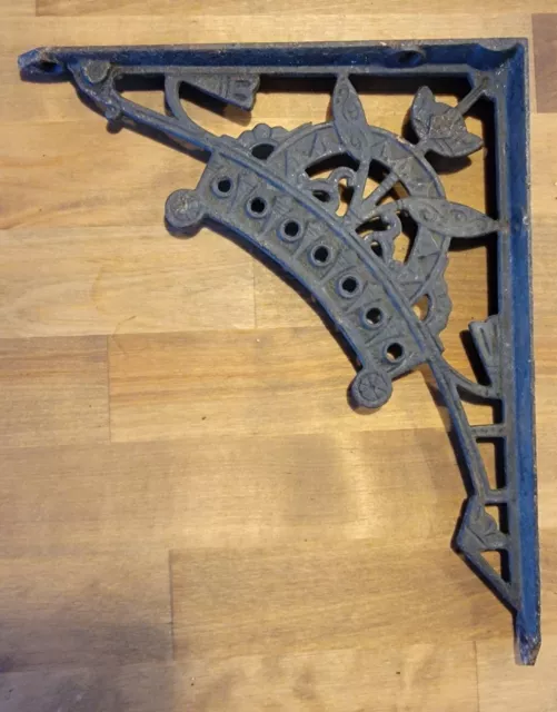 Antique Victorian Eastlake Single Cast Iron Shelf Bracket Architectural Salvage