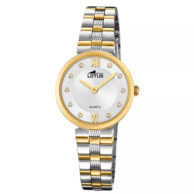 Lotus Montre pour Femmes Mode Pure 18542/3 Inox Montre Bliss Argent Or UL18542/3