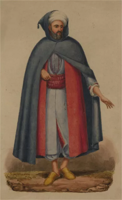 R. W. Wearing - Mid 19th Century Watercolour, Ottoman Gentleman