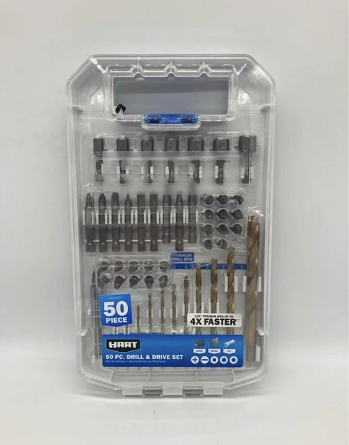 Hart 50 piece drill and drive set 2025