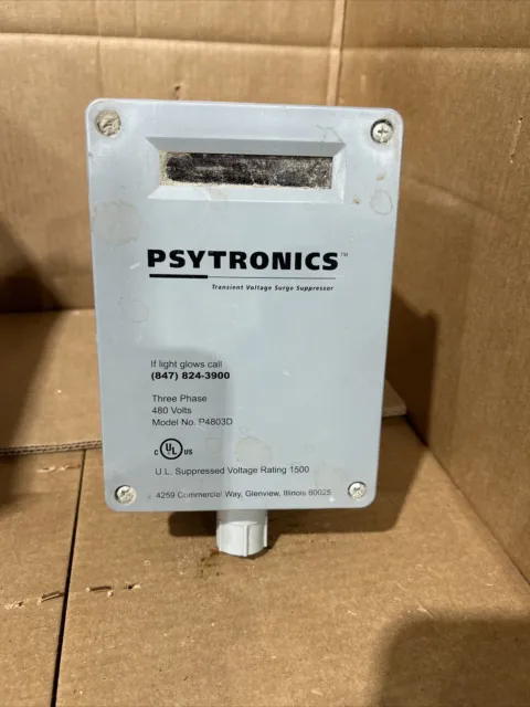 Psytronics P4803D Transient Voltage Surge Suppressor 480V 3Phase (A12A)