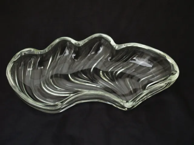 Kromex Lazy Susan Replacement Glass Insert Plate Only Swirl Pattern