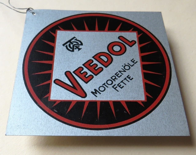 VEEDOL Motoren Öle Hamburg um 1935 PERFEKT Auto LKW Ölwechsel Tankstelle RARITÄT 3